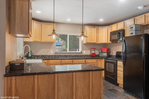 Clubhouse Kitchen at North Creek Apartments, Everett, WA